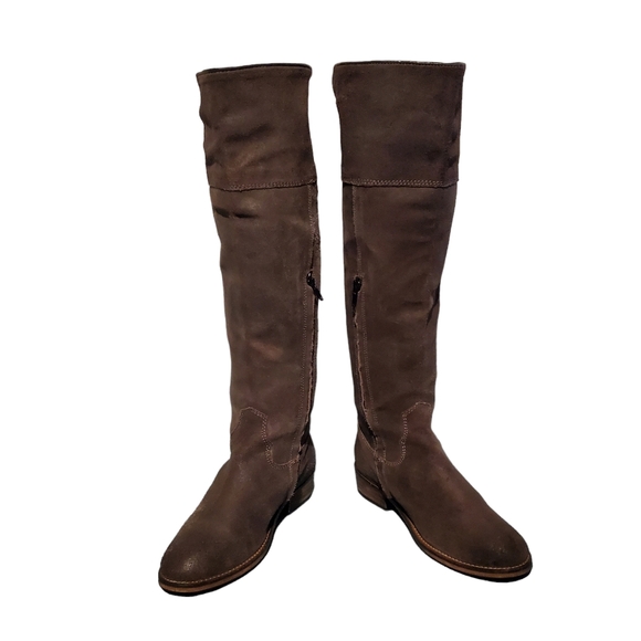 BP Tall Tough Leather Knee-High Riding Boots Women's Size 8 - Picture 6 of 10